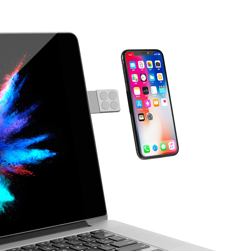 Giá đỡ điện thoại từ tính hợp kim nhôm gắn laptop siêu bền - PK105