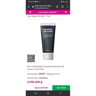 Kem dưỡng massage Dermalogica