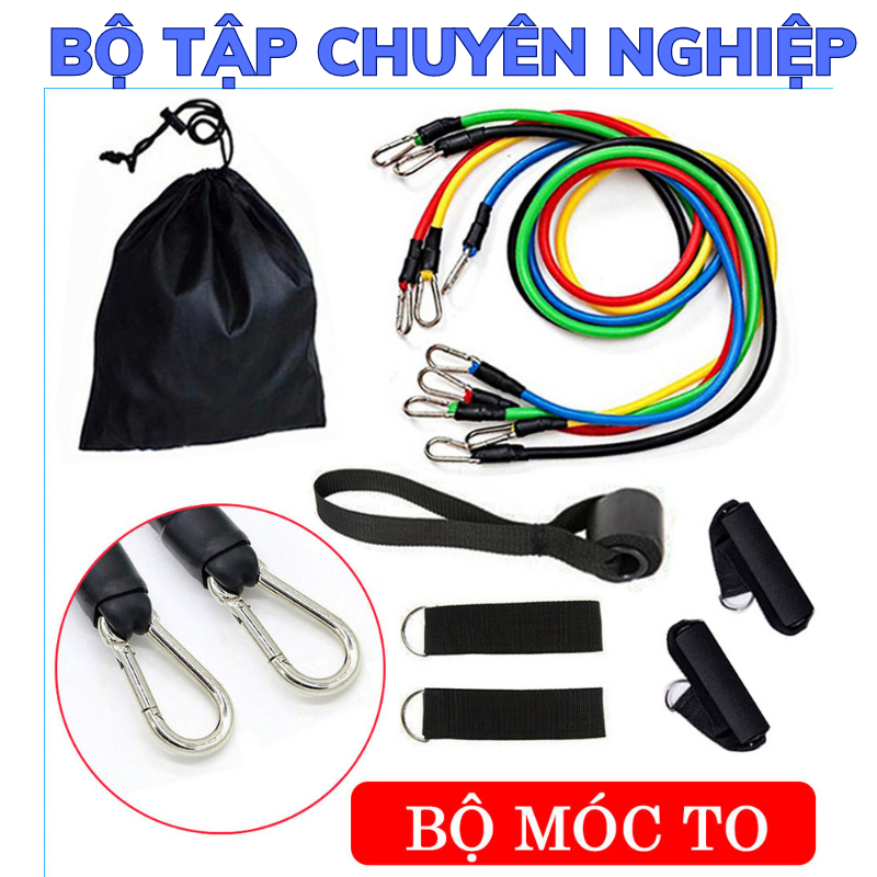 Bộ 5 Dây Ngũ Sắc Tập Full Body - Dụng Cụ Tập Gym Kháng Lực 💪𝑭𝑹𝑬𝑬𝑺𝑯𝑰𝑷💪