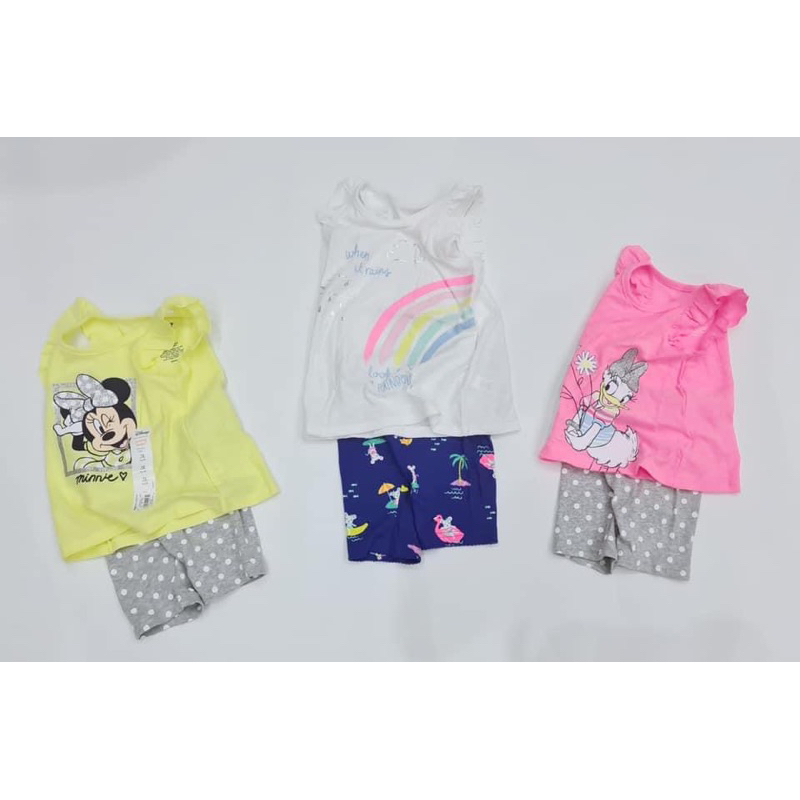 Set áo kèm quần bé gái