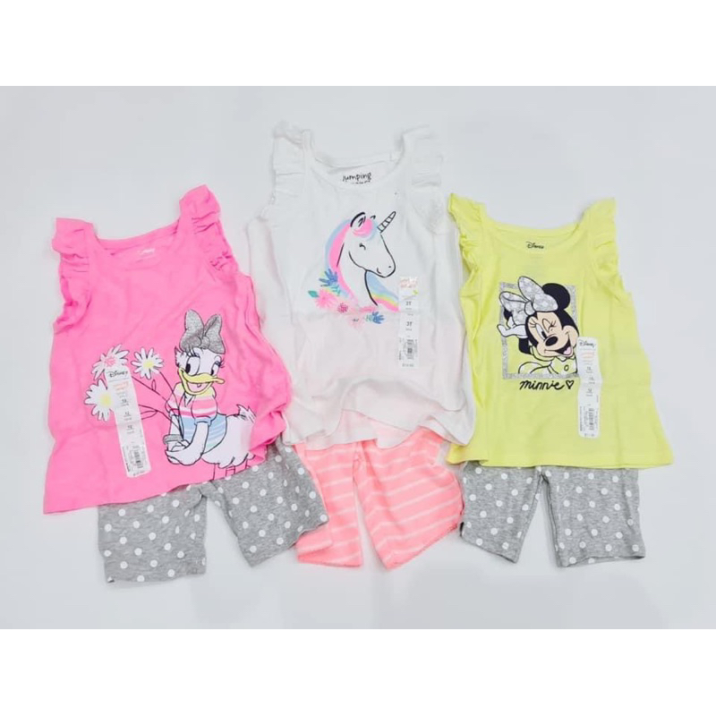 Set áo kèm quần bé gái