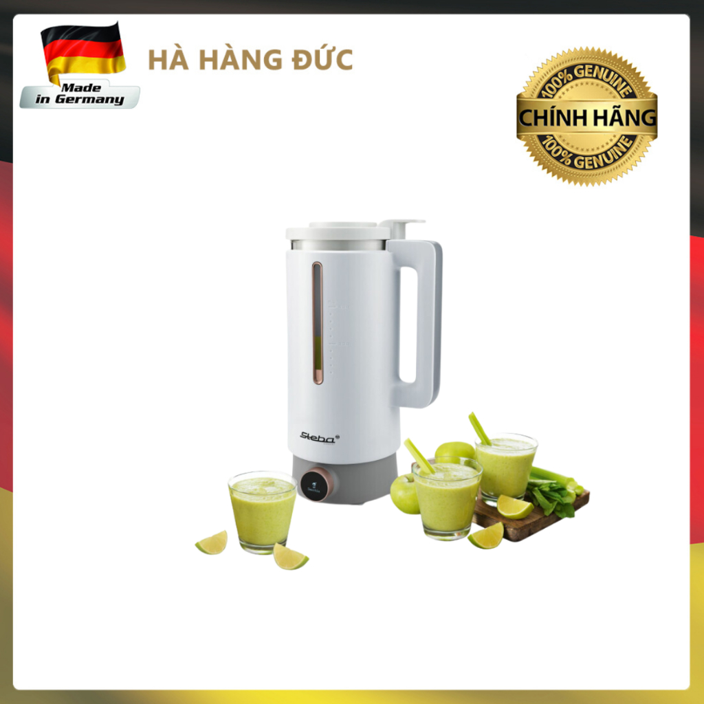 Máy xay sữa hạt mini Steba Vegan-Drink-Maker VDM2 Hot&Cold, màu trắng (600ml)