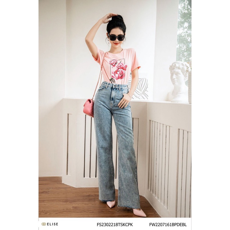Quần jeans xanh Elise sz XL new tag👍👍👍