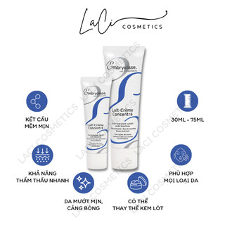 Kem Dưỡng Ẩm Siêu Phục Hồi Embryolisse Lait Creme Concentre 30ml - 75ml