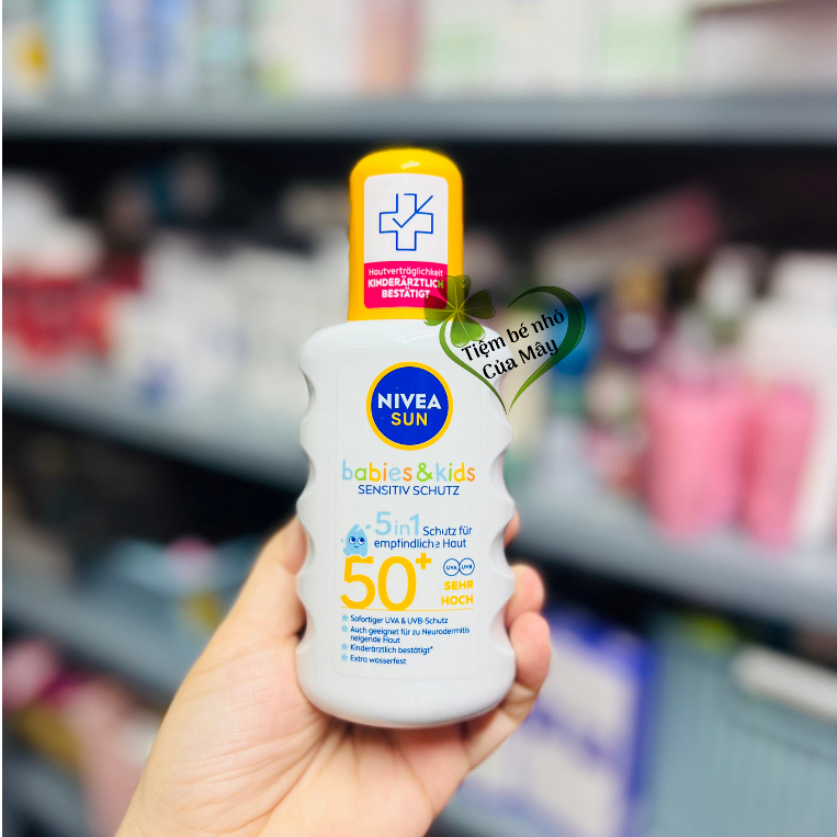 Kem chống nắng Nivea SUN kids Protection & Care Sun Lotion SPF 50+ 200ML