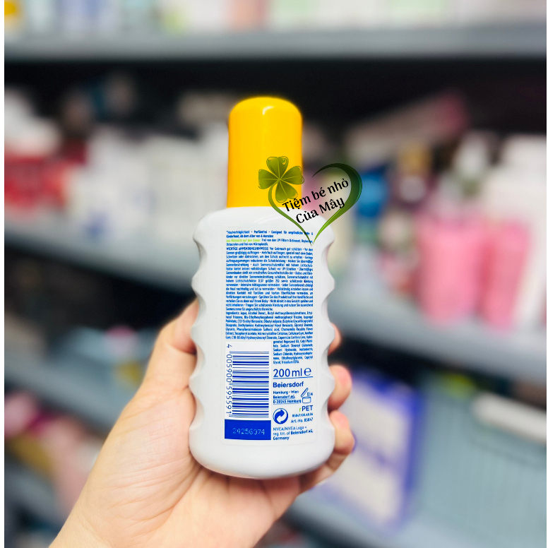 Kem chống nắng Nivea SUN kids Protection & Care Sun Lotion SPF 50+ 200ML