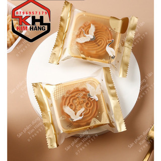 Set 100 khay + túi đựng bánh trung thu 75gr - 100gr , khay túi số 8 đựng bánh