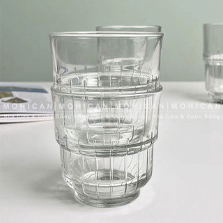 Bộ 6 ly thủy tinh hongli linq white 255ml hong-11209