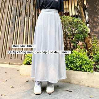 Quây chống nắng nữ ❤️FREESHIP❤️ váy chống nắng dạng thông hơi bằng dây cột hot 2022
