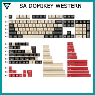Bộ nút nhựa SA Domikey Western 169 nút nhựa ABS double shot
