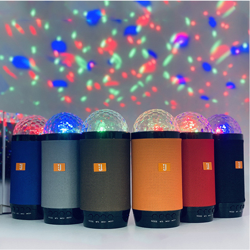 Loa Bluetooth Đèn Led LV300 Loa Nghe Nhạc kiêm đèn Led 7 Màu Nhấp Nháy Theo Nhạc - Bảo hành 12 Tháng