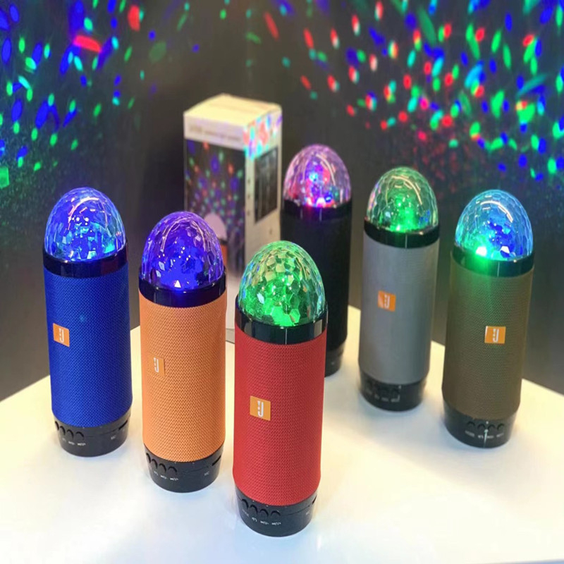 Loa Bluetooth Đèn Led LV300 Loa Nghe Nhạc kiêm đèn Led 7 Màu Nhấp Nháy Theo Nhạc - Bảo hành 12 Tháng