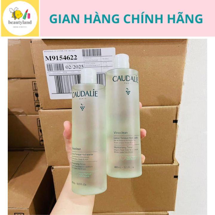 Nước hoa hồng Caudalie Lotion Tonique Hydratant Vinoclean 200ml~ 400ml