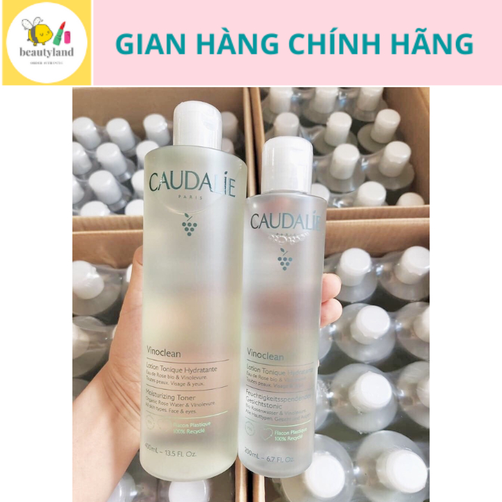 Nước hoa hồng Caudalie Lotion Tonique Hydratant Vinoclean 200ml~ 400ml