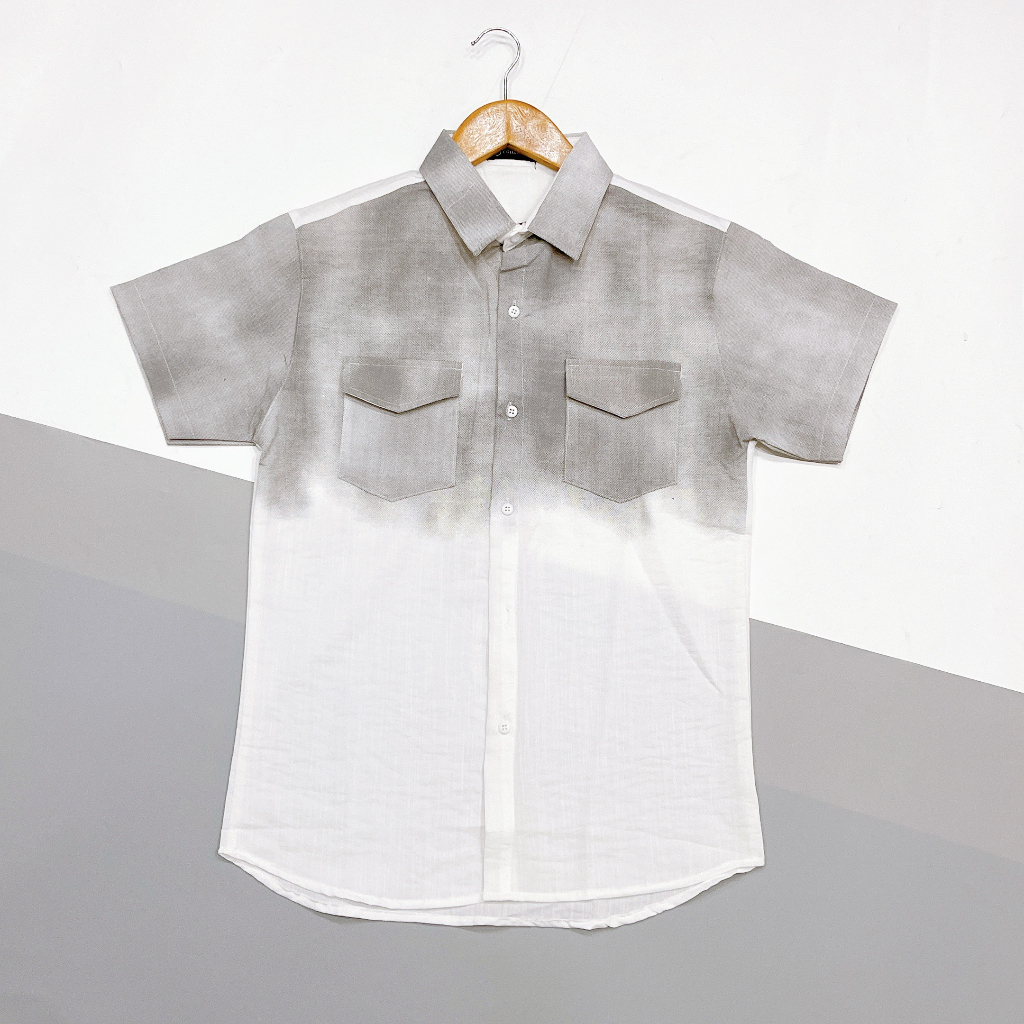 Áo Sơ Mi Nam Ngắn Tai Dài Tay Cao Cấp Chất Liệu Vải Cotton Thoáng  Mát Chuẩn Body