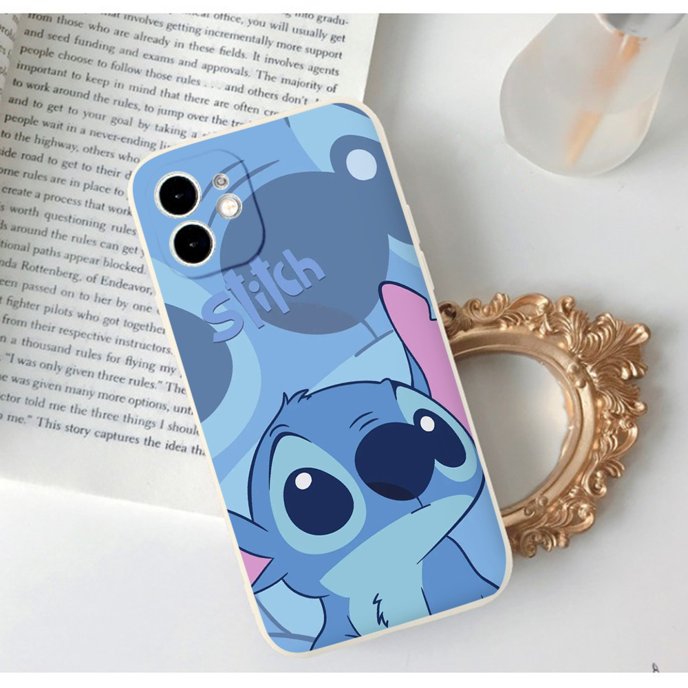Ốp lưng iphone cạnh vuông bảo vệ camera stitch and angel dành cho ip 6 đến 14promax - e7366