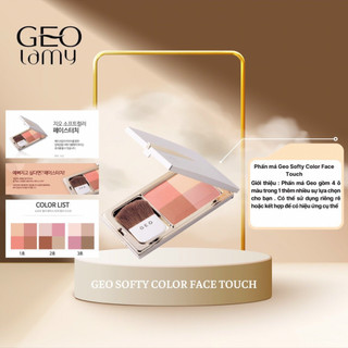 Phấn má hồng geo soft color hàn quốc đủ màu