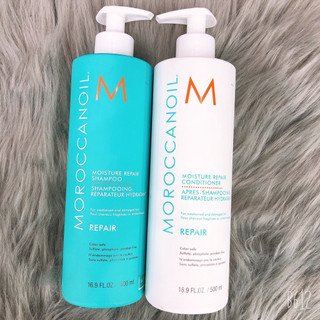 Moroccanoil dầu gội xả phục hồi độ ẩm moroccanoil repair 500ml