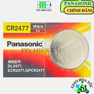 Pin cúc áo CR2477 2477 Panasonic 3V chính hãng made in Indonesia - hàng chuẩn loại 1