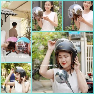 Mũ bảo hiểm 3/4 kính cao cấp