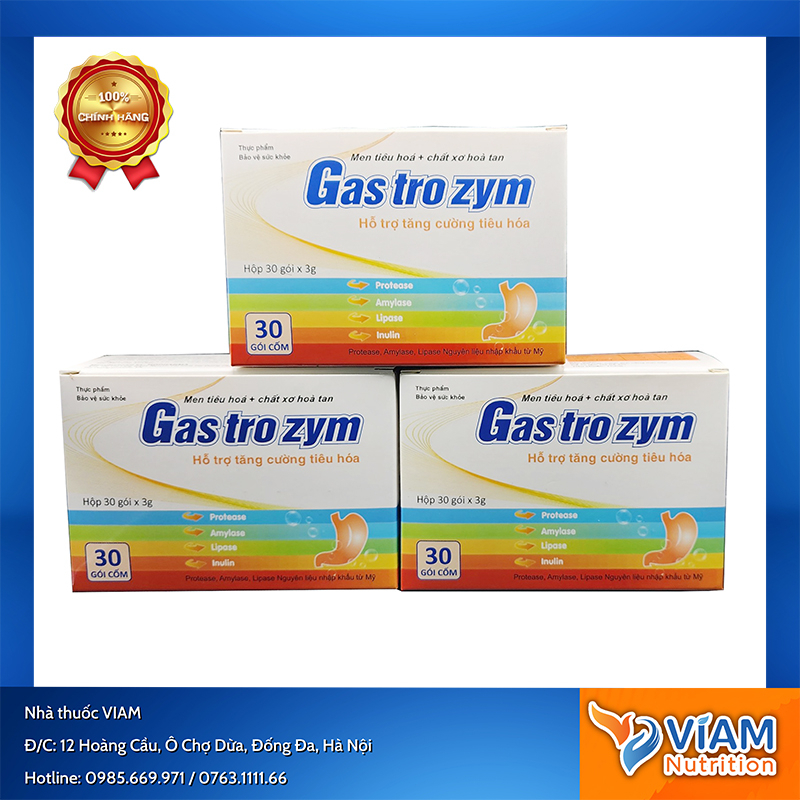 Men tiêu hóa GASTROZYM hộp 30 gói hỗ trợ tăng cường tiêu hóa cho trẻ nhỏ