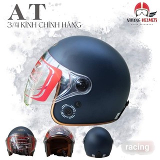 Mũ bảo hiểm 3/4 kính cao cấp