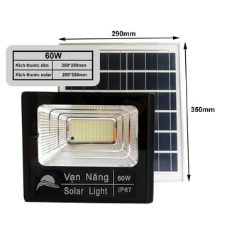 Đèn pha năng lượng mặt trời  SOALR LIGHT 60w