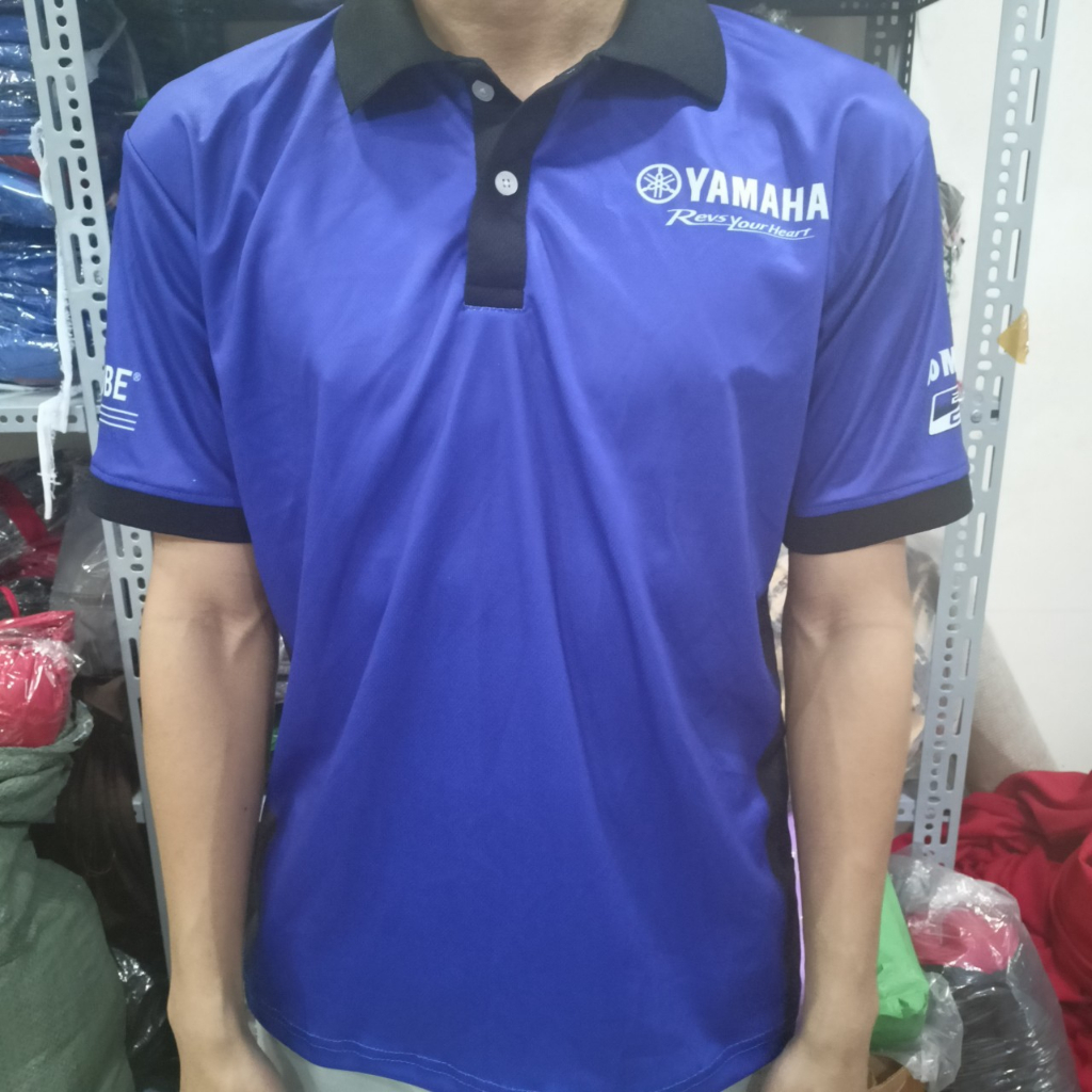 Áo thun xanh yamaha, áo thun trắng và váy yamaha