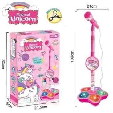 Micro con ong cho bé  Không Dây có Bluetouch Bằng Nhựa hoạt hình đáng iu vui nhộn kích thích bé Micro đứng karaoke