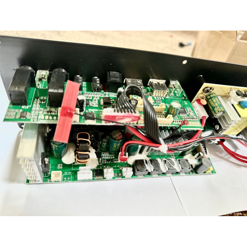 Mạch loa kéo mini 100Uw 2 kênh - lắp ráp cho loa marshall