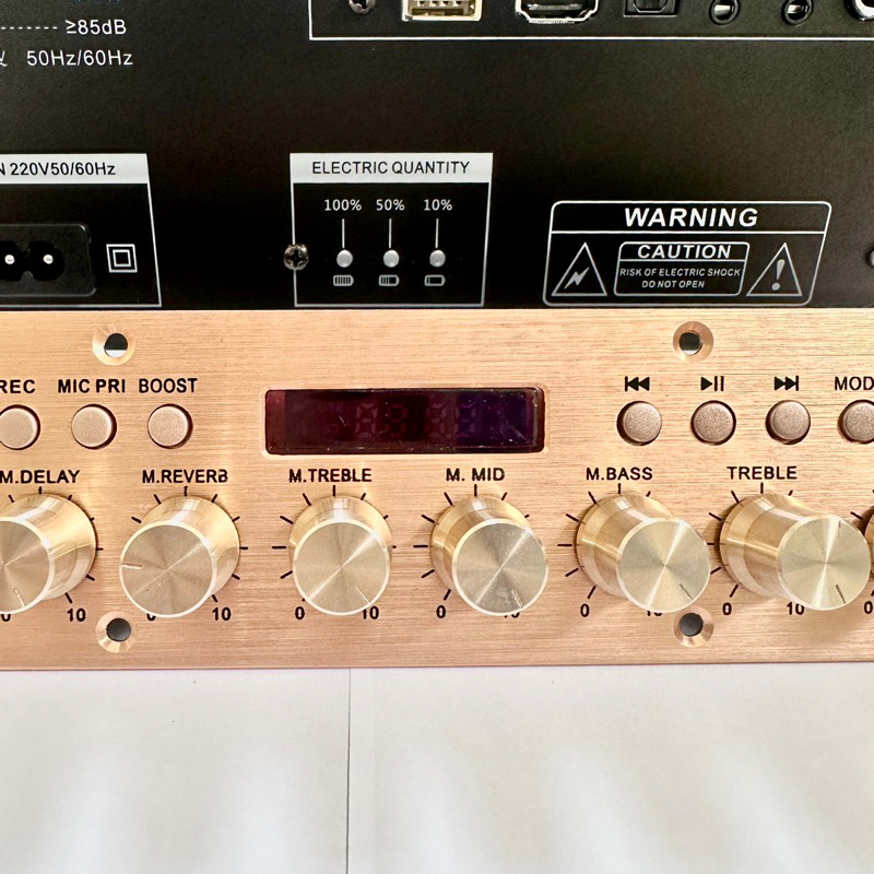 Mạch loa kéo mini 100Uw 2 kênh - lắp ráp cho loa marshall