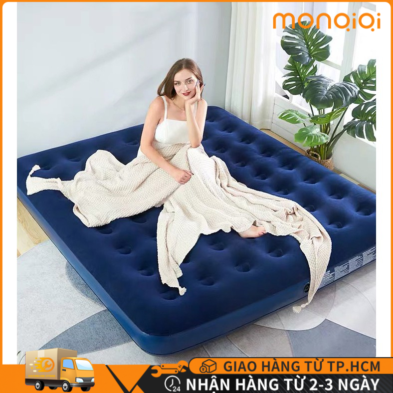 (Nhiều size) Đệm hơi, nệm hơi nhập khẩu cao cấp có bơm điện 2 chiều, tải trọng cao, nhỏ gọn, siêu êm