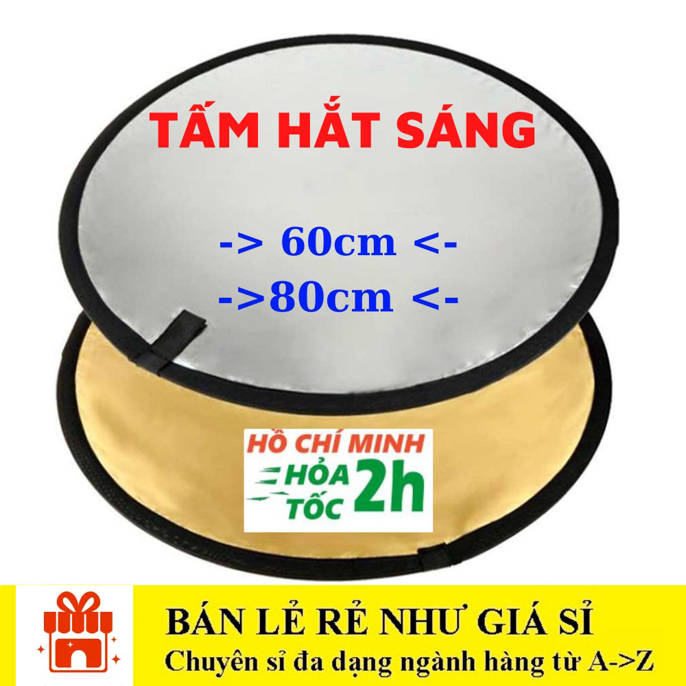 Tấm Hắt Sáng 2in1 Tròn, Miếng Hắt Sáng 2 Trong 1 Chụp Ảnh Chuyên Nghiệp