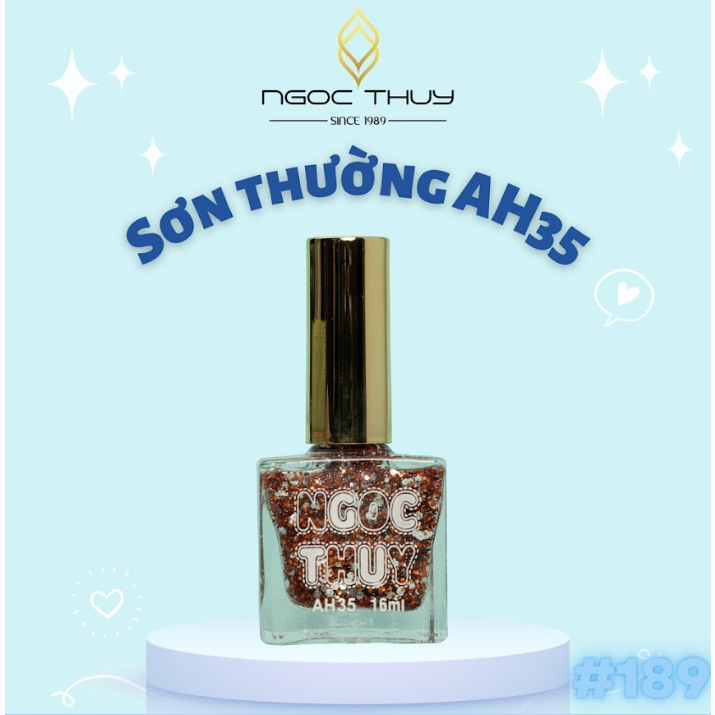 Sơn Móng Tay Cao Cấp Ngọc Thuỷ Nails 15ml - Mã AH35 169 - 208
