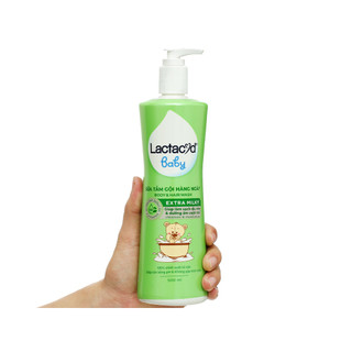 Sữa tắm gội lactacyd xanh lá 500ml