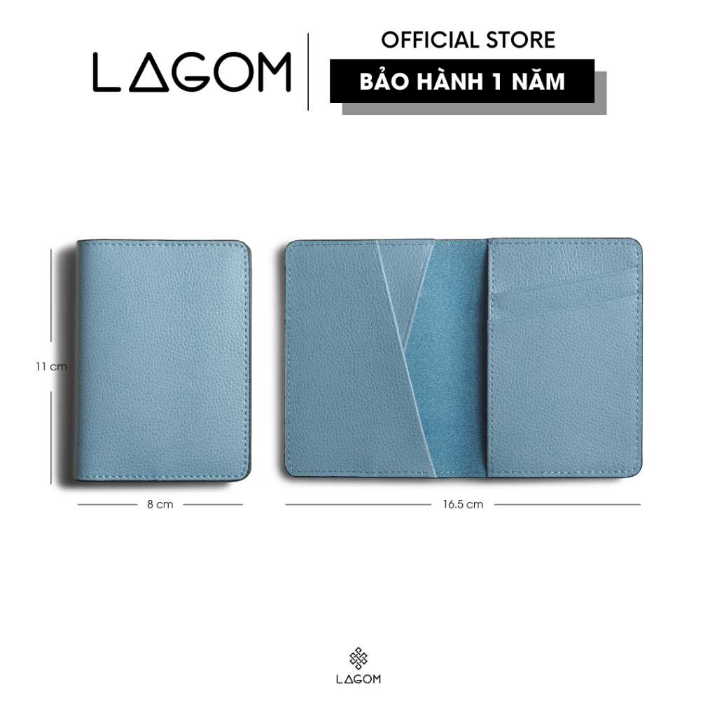 Ví đựng thẻ Da Thật LAGOM Card Togo