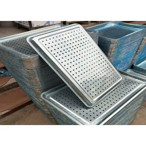 Khay inox hấp có lỗ 4060 sâu 5 inox 201 hàng cao cấp loại đẹp