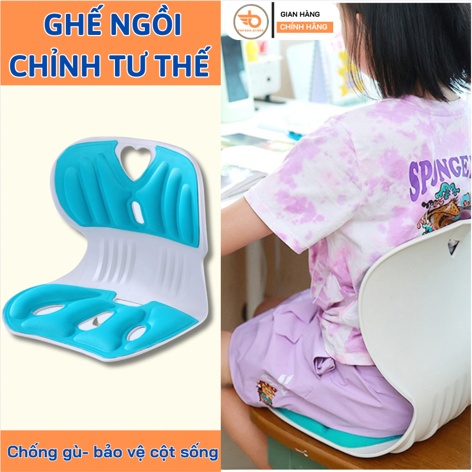 Ghế điều chỉnh tư thế ngồi công thái học chống gù lưng, ghế văn phòng giúp ngồi thẳng lưng phù hợp trẻ em, sinh viên