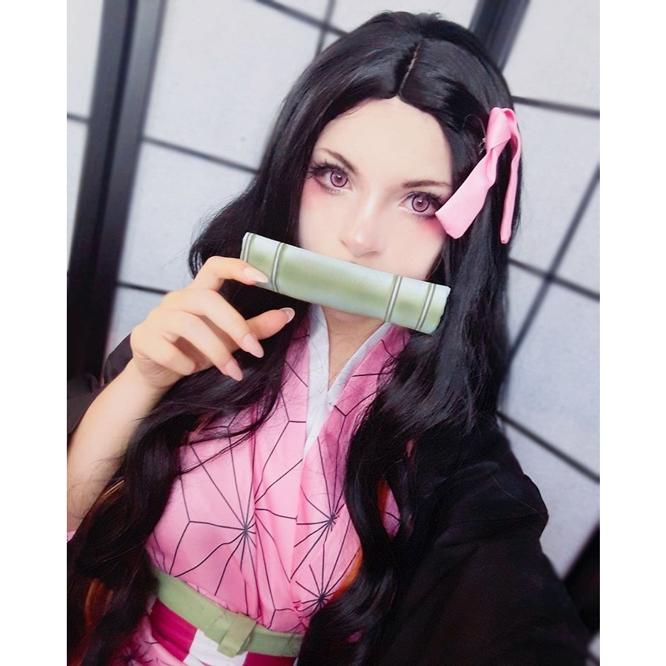Đồ Cosplay Hóa Trang Nezuko Kamado Kimetsu No Yaiba - 14169