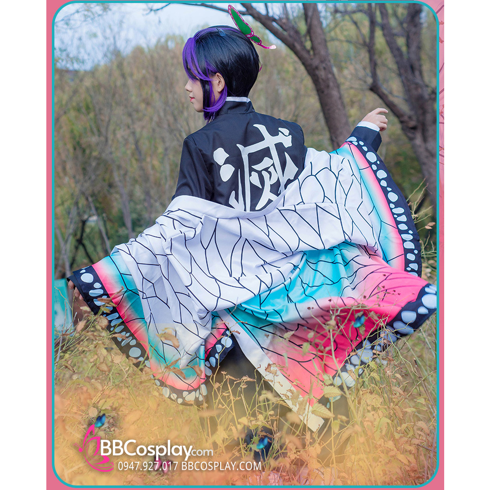 Đồ Cosplay Trùng Trụ Kochou Shinobu - Kimetsu No Yaiba Halloween - 15735