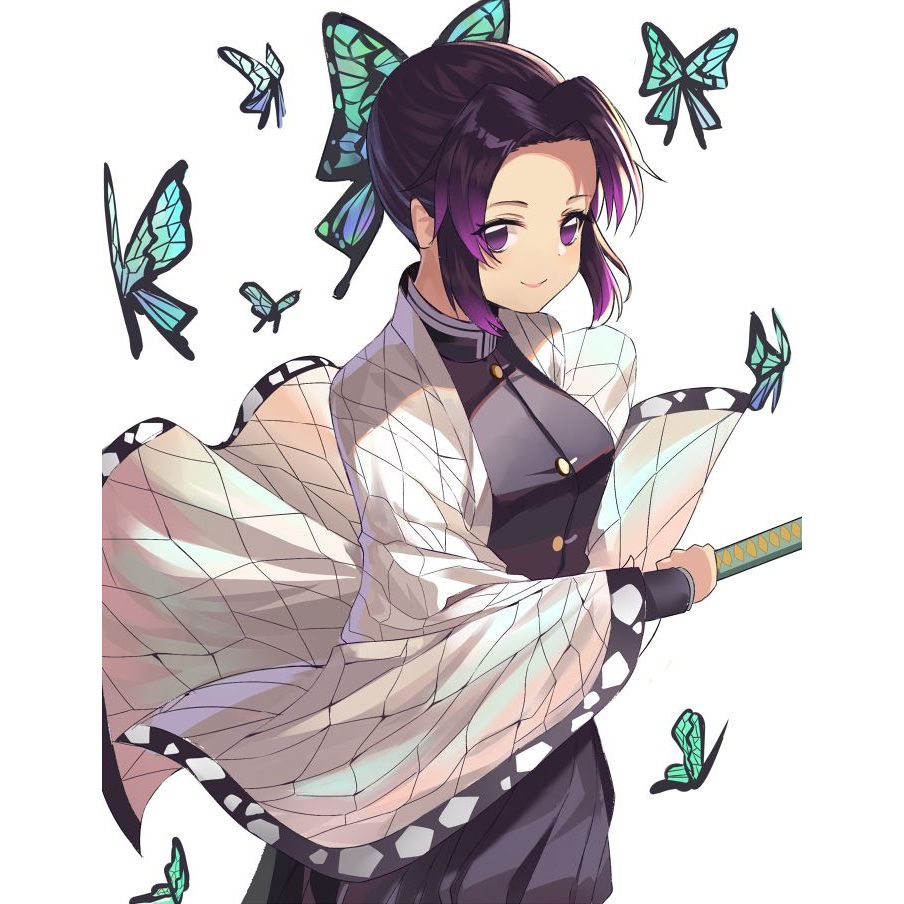 Đồ Cosplay Trùng Trụ Kochou Shinobu - Kimetsu No Yaiba Halloween - 15735