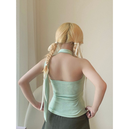 Áo Ống Cúp Ngực Croptop RANSHI Phối Phụ Kiện Dây Cổ Nữ Tính Áo Quây Ngực Chất Thun Gân Co Giãn - RA151