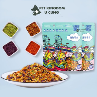 Rau củ sấy hỗn hợp cho thú cưng gói 100g