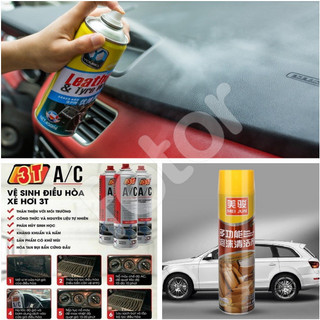 [5❤️][FREESHIP] CHAI XỊT SÁP, VỆ SINH NỘI THẤT XE HƠI LEATHER & TYRE WAX - MEIJUN - 3T (MÁY LẠNH) [HCM]