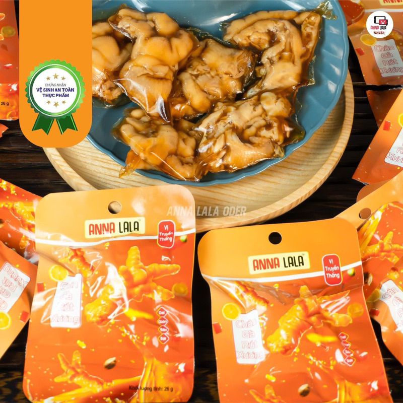 Combo 20 chiếc chân gà rút xương chính hãng Annalala