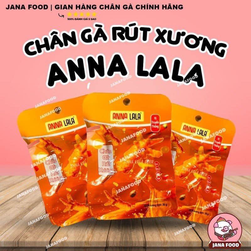 Combo 20 chiếc chân gà rút xương chính hãng Annalala