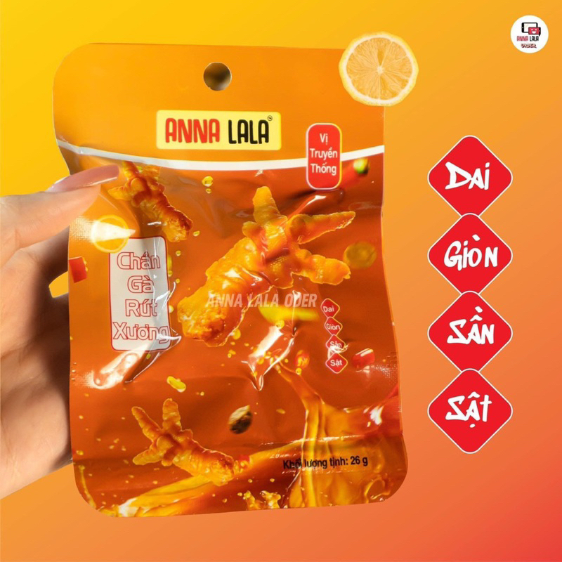 Combo 20 chiếc chân gà rút xương chính hãng Annalala