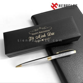 [Tặng Hộp] Bút Ký Kim Loại 004V - Khắc tên logo theo yêu cầu - Quà tặng sinh nhật, quà tặng thầy cô, quà tặng sếp