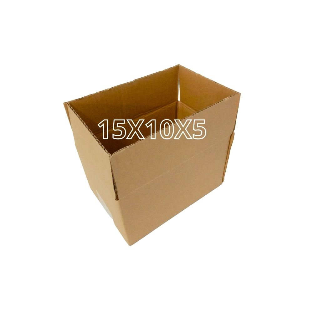Hộp carton đóng gói hàng cho shop thời trang size 15X10X5 cm - Mua 100 tặng 1 Dao rọc gấy - sản xuất bởi SÀI GÒN CARTON