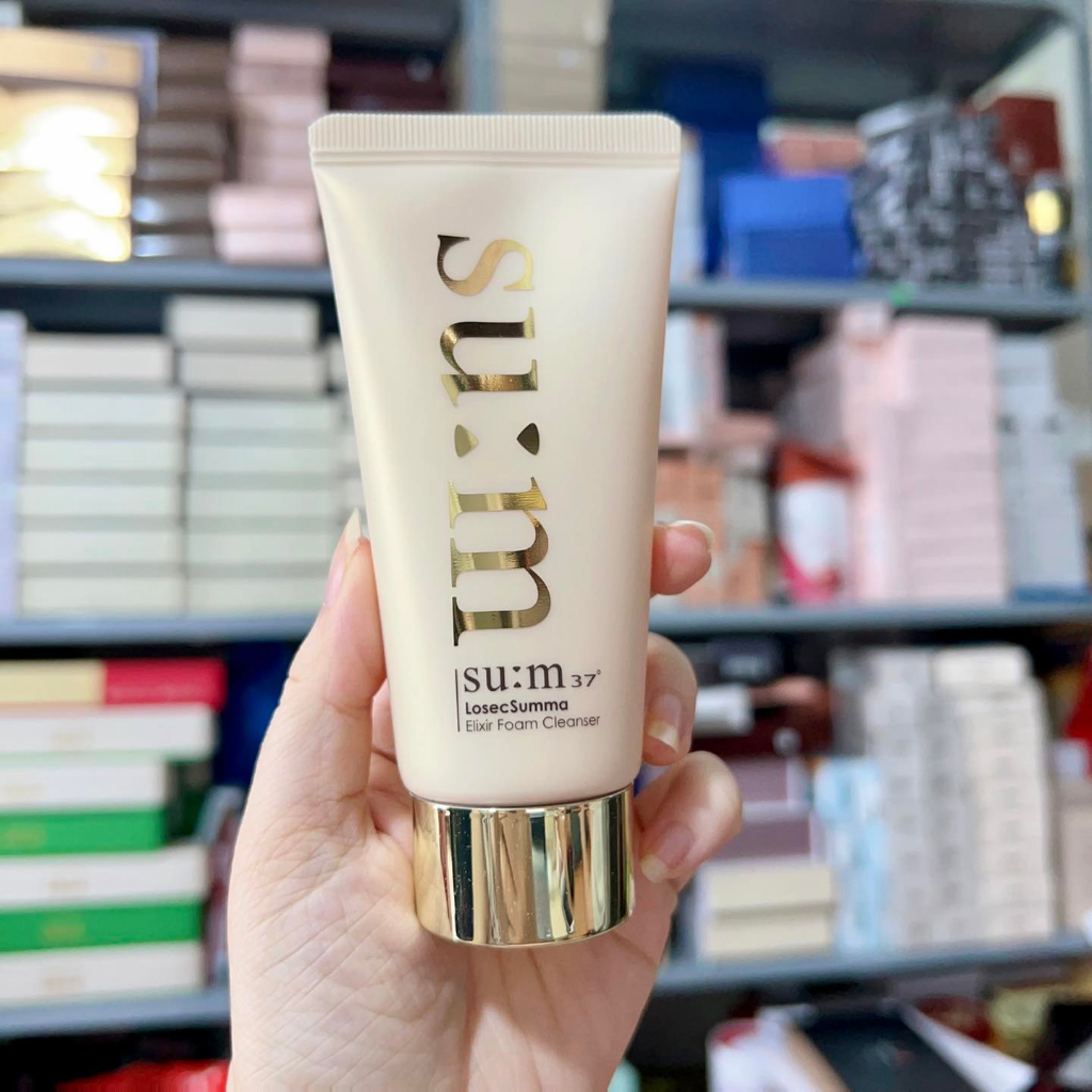 Sữa rửa mặt Sum tinh chất vàng Losec Summa Elixir Foam Cleanser 80ML